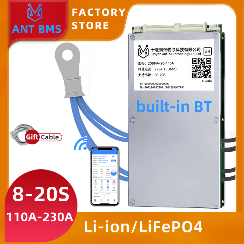 ANT Smart Balance BMS 8S-20S с – обзор и цена Smart Bms 20S 72V 150A Bluetooth
